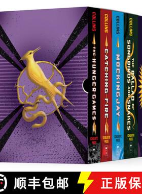 【3-4周达】Hunger Games 5-Book Hardcover Box Set (the Hunger Games, Catching Fire, Mockingjay, the Ba... [9781546178774]