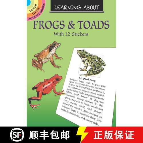 预订 Learning about Frogs and Toads [9780486838410]