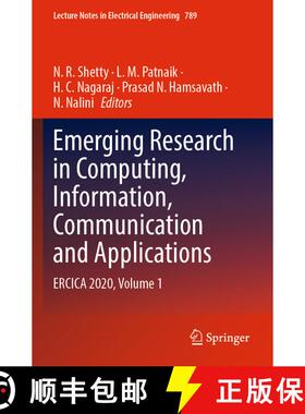 【3-4周达】Emerging Research in Computing, Information, Communication and Applications : ERCICA 2020,... [9789811613401]