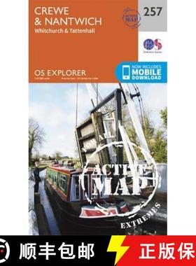 【3-4周达】Crewe and Nantwich, Whitchurch and Tattenhall [9780319471296]