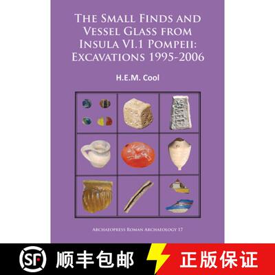 【3-4周达】The Small Finds and Vessel Glass from Insula VI.1 Pompeii: Excavations 1995-2006 [9781784914523]