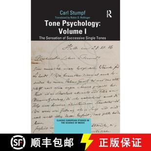 Tone 9780367777043 Tones Sensation 4周达 Volume Psychology Single Successive The