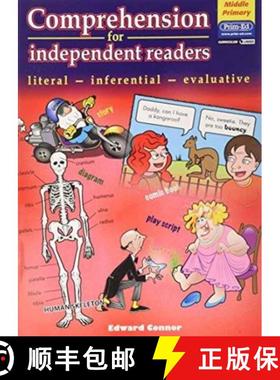 【3-4周达】Comprehension for Independent Readers Middle: Literal - Inferential - Evaluative [9781846546075]