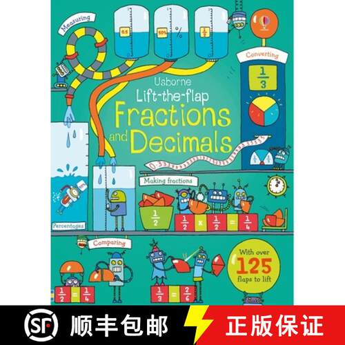 【3-4周达】Lift-the-flap Fractions and Decimals [9781409599012]