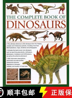 【3-4周达】Complete Book of Dinosaurs: The Ultimate Reference to 355 Dinosaurs from the Triassic, Jur... [9781780190372]