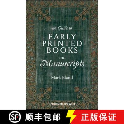【3-4周达】精装 Guide To Early Printed Books And Manuscripts [Wiley文学] [9781405124126]