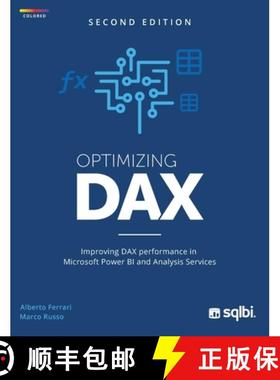预订 Optimizing DAX: Improving DAX performance in Microsoft Power BI and Analysis Services (color) [9781735365244]