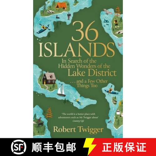 【3-4周达】36 Islands : In Search of the Hidden Wonders of the Lake District and a Few Other Things Too [9781474621632]
