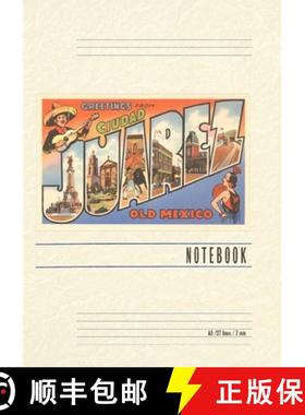 预订 Vintage Lined Notebook Greetings from Ciudad Juarez, Mexico [9798385429158]