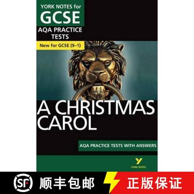 【3-4周达】Christmas Carol AQA Practice Tests: York Notes for GCSE the best way to practise and feel ... [9781292195407]
