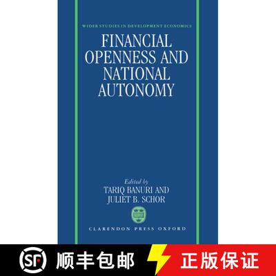 【3-4周达】Financial Openness and National Autonomy: Opportunities and Constraints [9780198283645]