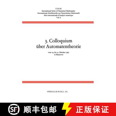 【3-4周达】3. Colloquium UEber Automatentheorie [9783034858809]
