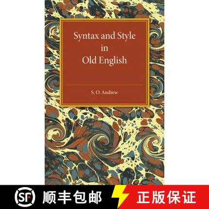 【3-4周达】Syntax and Style in Old English [9781107559776]