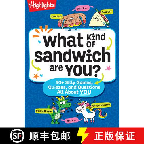 【3-4周达】What Kind of Sandwich Are You?: A This or That Highlights Activity Book with Quizzes, Wack... [9781639624355]