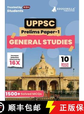 【3-4周达】UPPSC Prelims Exam 2023 : General Studies Paper I (English Edition) - 10 Full Length Mock ... [9789355565716]