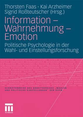 预订 information - wahrnehmung - emotion . [9783531173849]