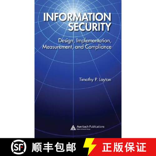 【3-4周达】精装 Information Security: Design, Implementation, Measurement, and Compliance [9780849370878]