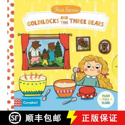 预订 Goldilocks and the Three Bears : A Push, Pull, Slide Book [9781509821044]