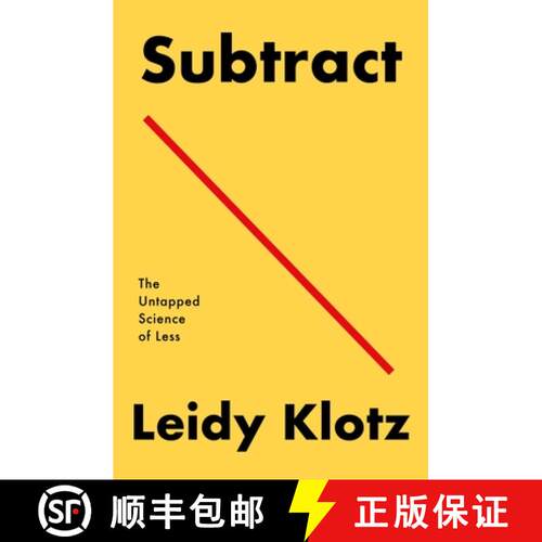 【3-4周达】Subtract: The Untapped Science of Less [9781250249876]