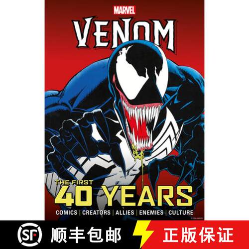 预订 精装 Marvel's Venom: The First 40 Years [9781787744035]