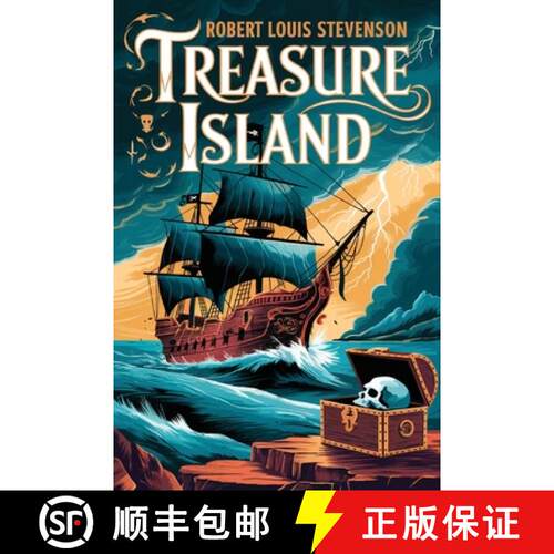 【3-4周达】Treasure Island by Robert Louis Stevenson: A Timeless Adventure of Pirates, Treasure Maps,... [9789357006835]