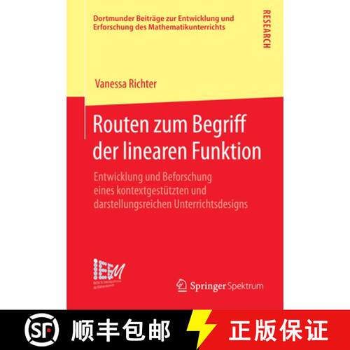 【3-4周达】Routen zum Begriff der linearen Funktion : Entwicklung und Beforschung eines kontextgestü... [9783658061807]