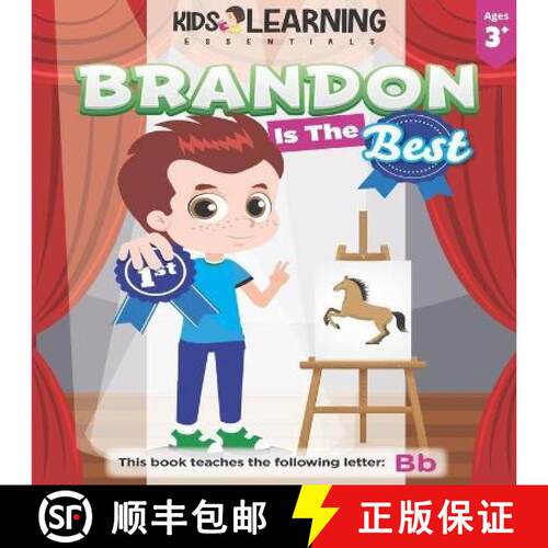 【3-4周达】Brandon Is The Best: Learn the letter B and discover what makes Brandon the best at colori... [9781649150165]