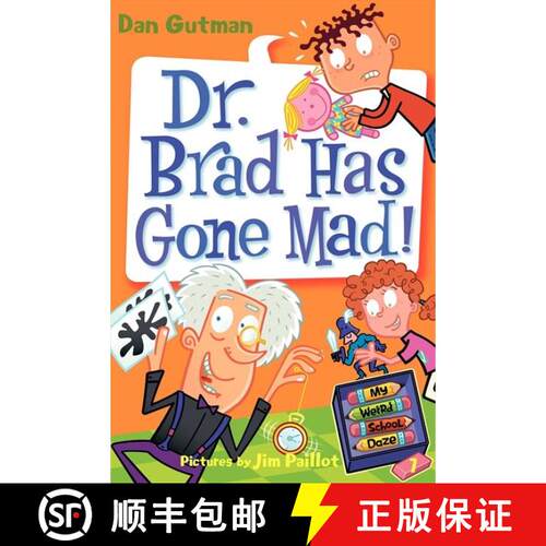 【3-4周达】My Weird School Daze #7: Dr. Brad Has Gone Mad! [9780061554124]
