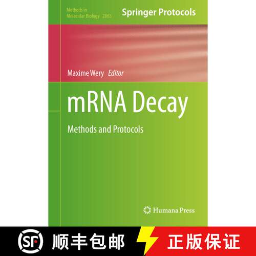 【3-4周达】精装 mRNA Decay : Methods and Protocols [9781071641750]