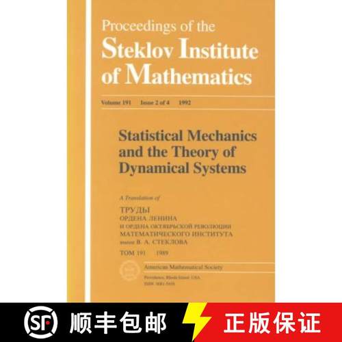 【3-4周达】Statistical Mechanics And The Theory Of Dynamical Systems: Collection of Papers [9780821831441]