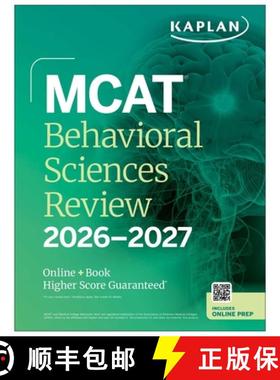 【3-4周达】MCAT Behavioral Sciences Review 2026-2027 : Online + Book [9781506297361]