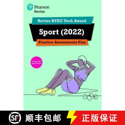 【3-4周达】Pearson REVISE BTEC Tech Award Sport 2022 Practice Assessments Plus - 2023 and 2024 exams ... [9781292436302]