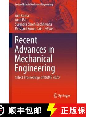 【3-4周达】Recent Advances in Mechanical Engineering: Select Proceedings of RAME 2020 [9789811596803]