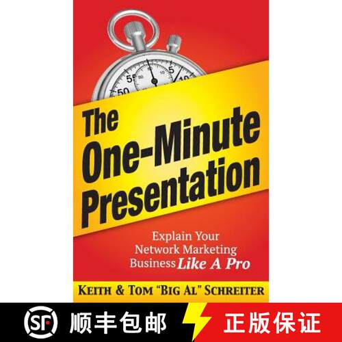 【3-4周达】The One-Minute Presentation: Explain Your Network Marketing Business Like A Pro [9781892366863]
