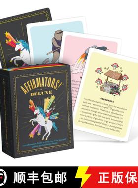 【3-4周达】Affirmators! Deluxe Deck: 100 Affirmation Cards Deck - Affirmation Cards to Help You Help ... [9781683493594]