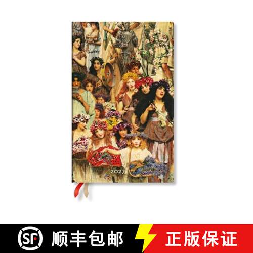 【3-4周达】2027 Spring Maxi Horizontal Softcover 12-Month Weekly Planner, 176pg, 100gsm by Paperblank... [9780349717104]