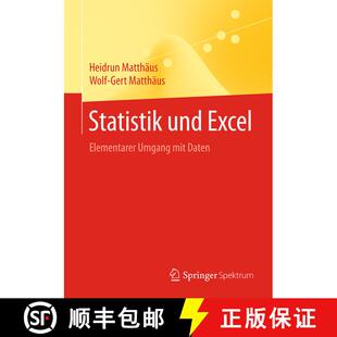 【3-4周达】Statistik und Excel : Elementarer Umgang mit Daten (1. Aufl. 2016) [9783658076887]