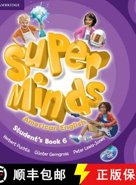 【2-3周达】Super Minds American English Level 6 Student's Book with DVD-ROM: - Super Minds American E... [9781107604469]