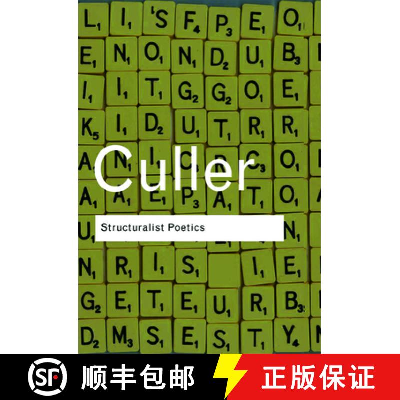 预订 结构主义诗学 Structuralist Poetics [9780415289894]