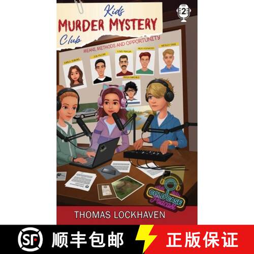 【3-4周达】精装 Case File 2 - Karla Jenkins: Kids Murder Mystery Club: Cold Case Podcast [9781639110872]