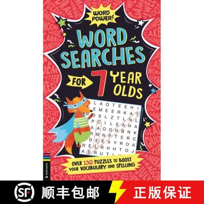 【3-4周达】Wordsearches for 7 Year Olds: Over 130 Puzzles to Boost Your Vocabulary and Spelling [9781780559711]