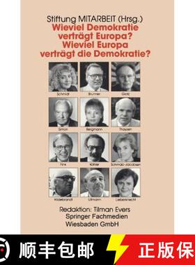 【3-4周达】Wieviel Demokratie Verträgt Europa? Wieviel Europa Verträgt Die Demokratie? [9783810013026]