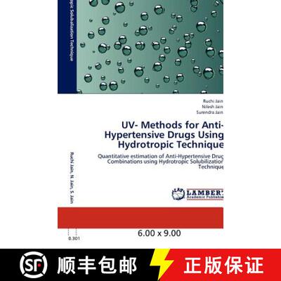 预订 UV- Methods for Anti-Hypertensive Drugs Using Hydrotropic Technique [9783848406654]