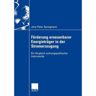 Stromerzeugung Förderung erneuerbarer Vergleich 9783835000384 ordnungspolitis... der Ein 4周达 Energieträger