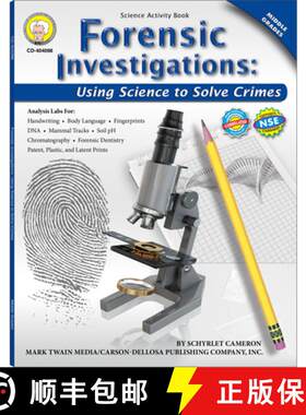 【3-4周达】Forensic Investigations, Grades 6 - 8: Using Science to Solve Crimes [9781580374736]