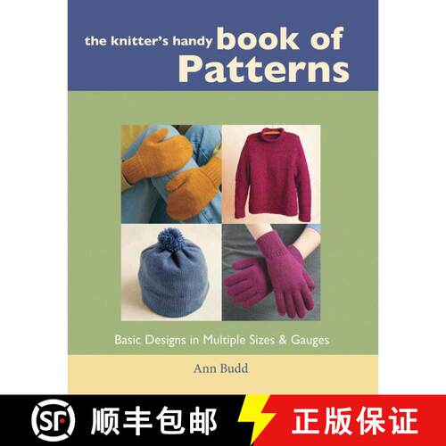 【3-4周达】The Knitter's Handy Book of Patterns: Basic Designs in Multiple Sizes and Gauges [9781931499040]