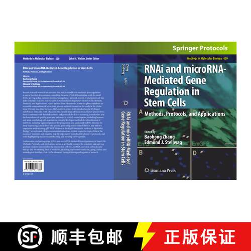 【3-4周达】精装 RNAi and microRNA-Mediated Gene Regulation in Stem Cells: Methods, Protocols, and App... [9781607617686]