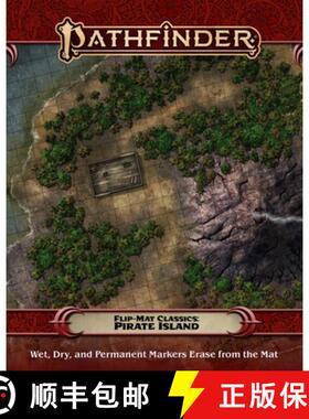 【3-4周达】Pathfinder Flip-Mat Classics: Pirate Island [9781640784697]