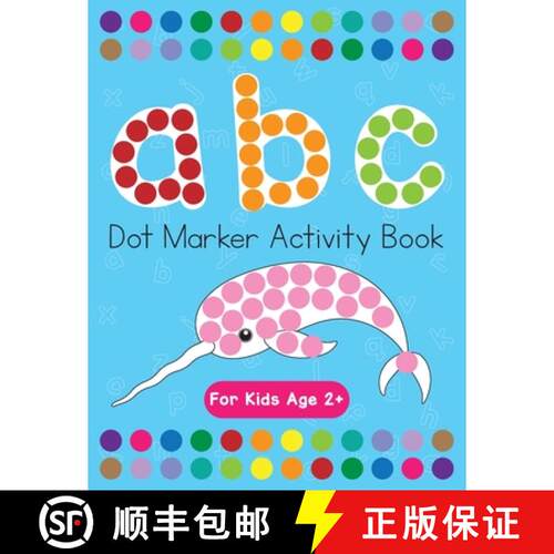 【3-4周达】Dot Markers Activity Book! ABC Learning Alphabet Letters ages 3-5 [9781087957876]