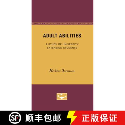 【3-4周达】Adult Abilities – A Study of University Extension Students [9780816672035]